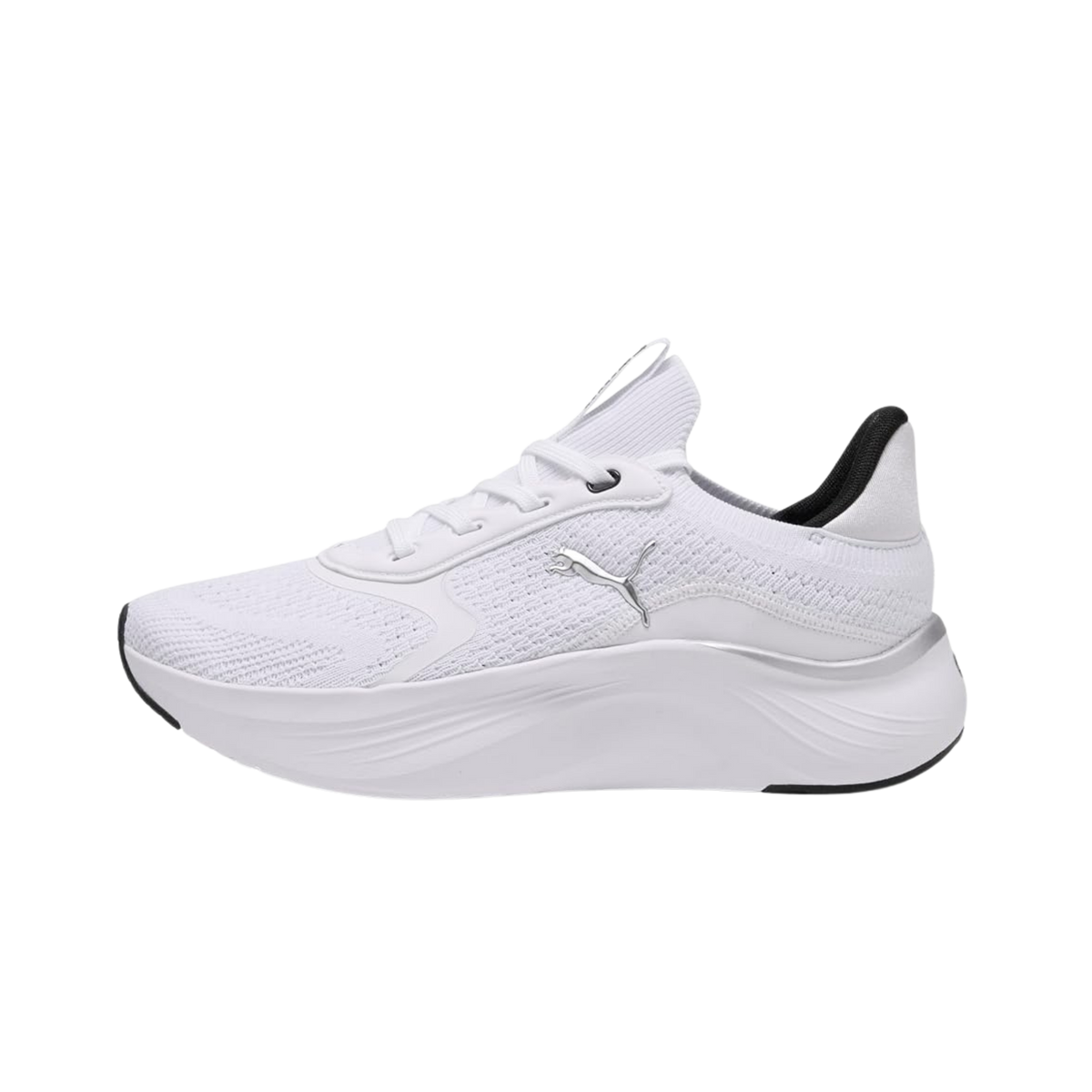 Puma Women Softride Mayve Sneakers - White Black Silver