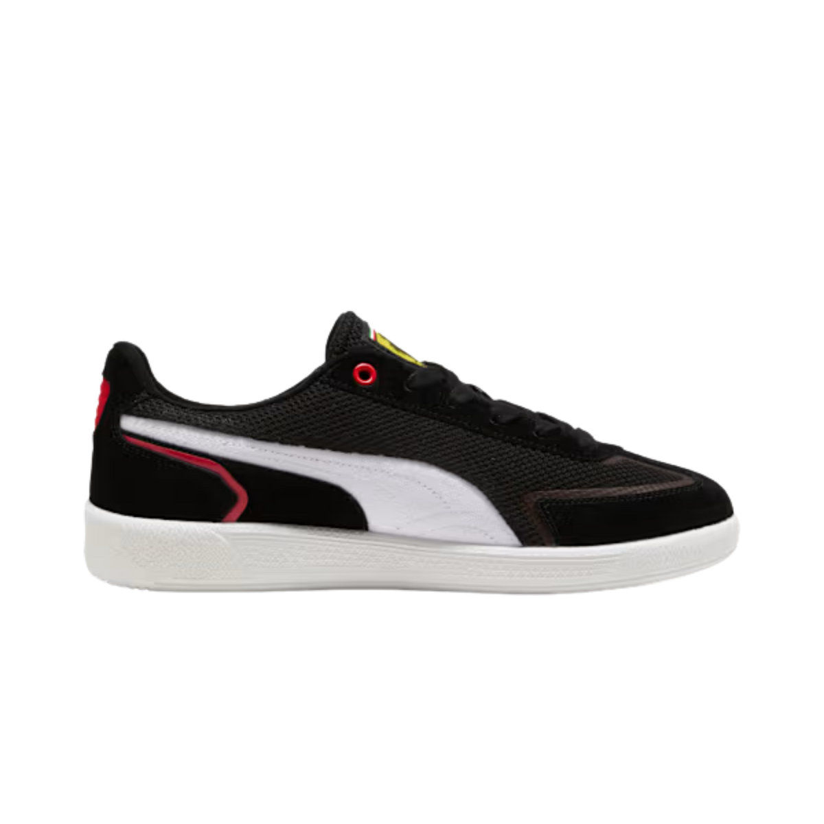 Puma Men Scuderia Ferrari Palermo Sneakers - Black White Rosso Corsa