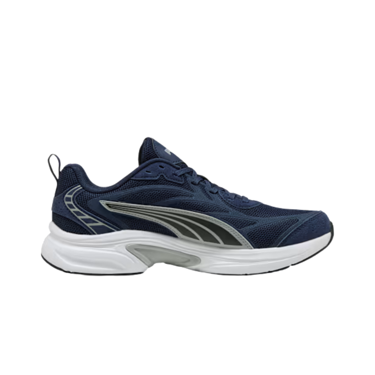 Puma Men Softride Escalate Sneakers - Navy Gray Echo White Black