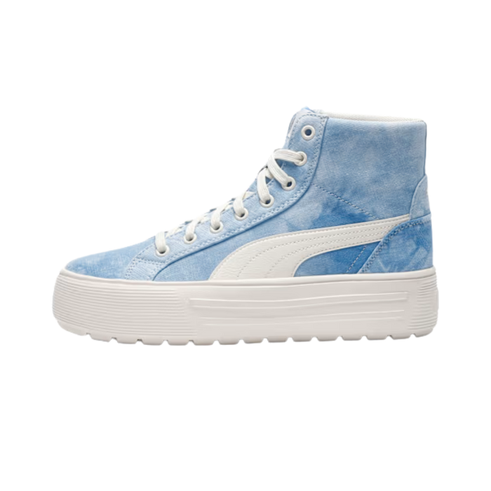 Puma Women Kaia 2.0 Mid Clouds Mid Top Sneakers - Warm White Blissful Blue