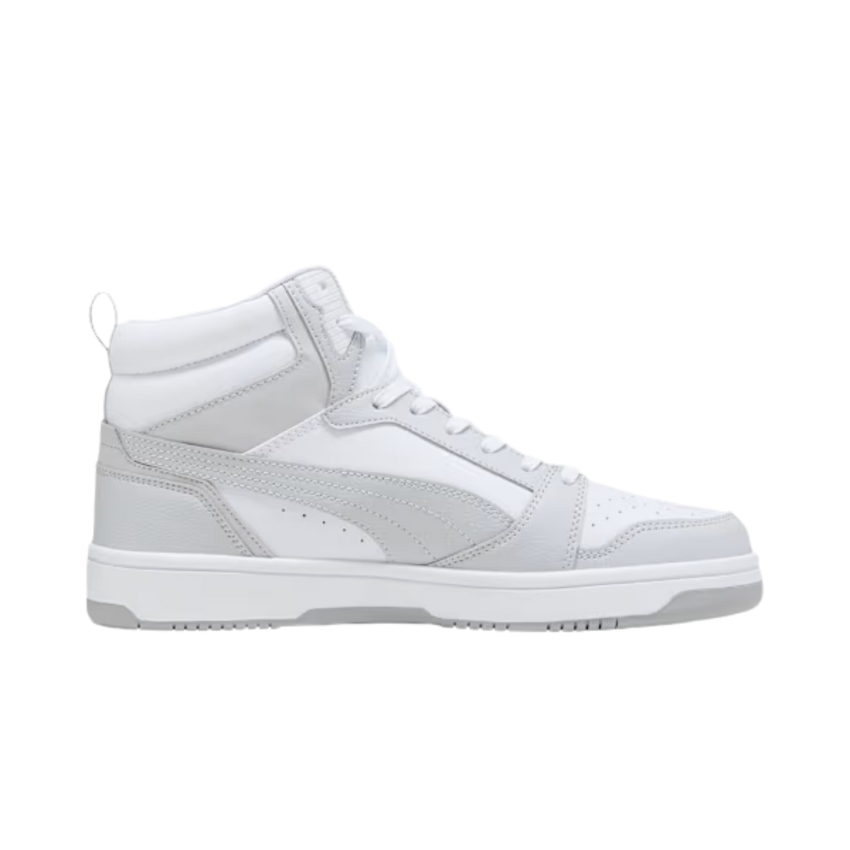 Puma Men Rebound V6 Sneakers - White Ash Gray