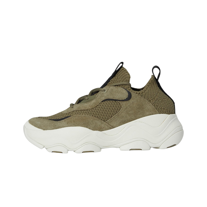 Michael Kors Men Atlas Knit Trainer Sneaker - Safari Green