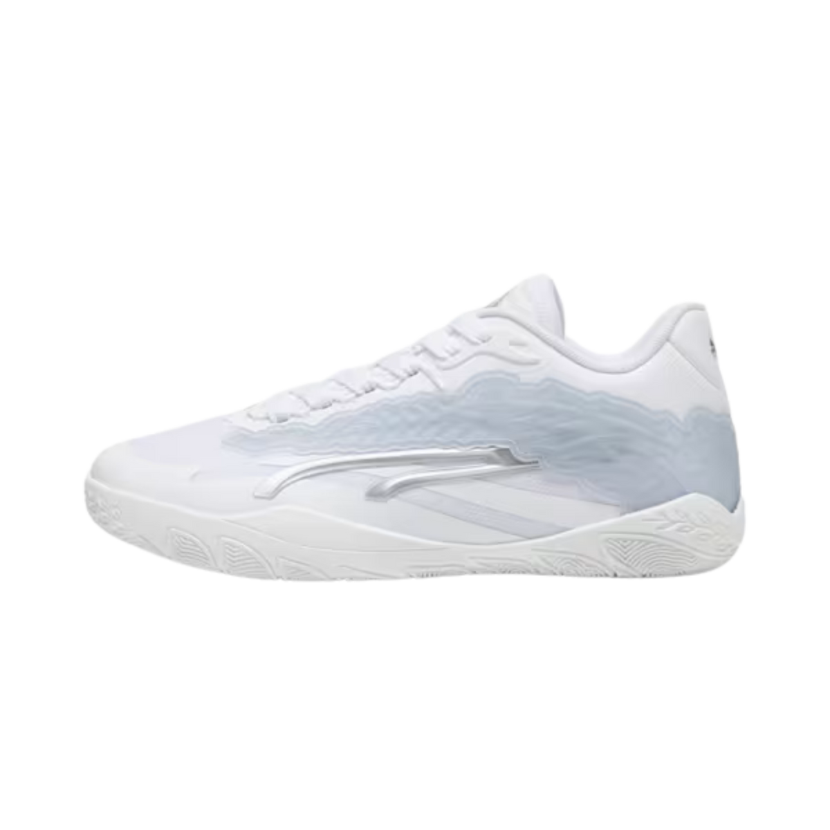 Puma Women Stewie 3 Team Basketball Shoes - White Silver