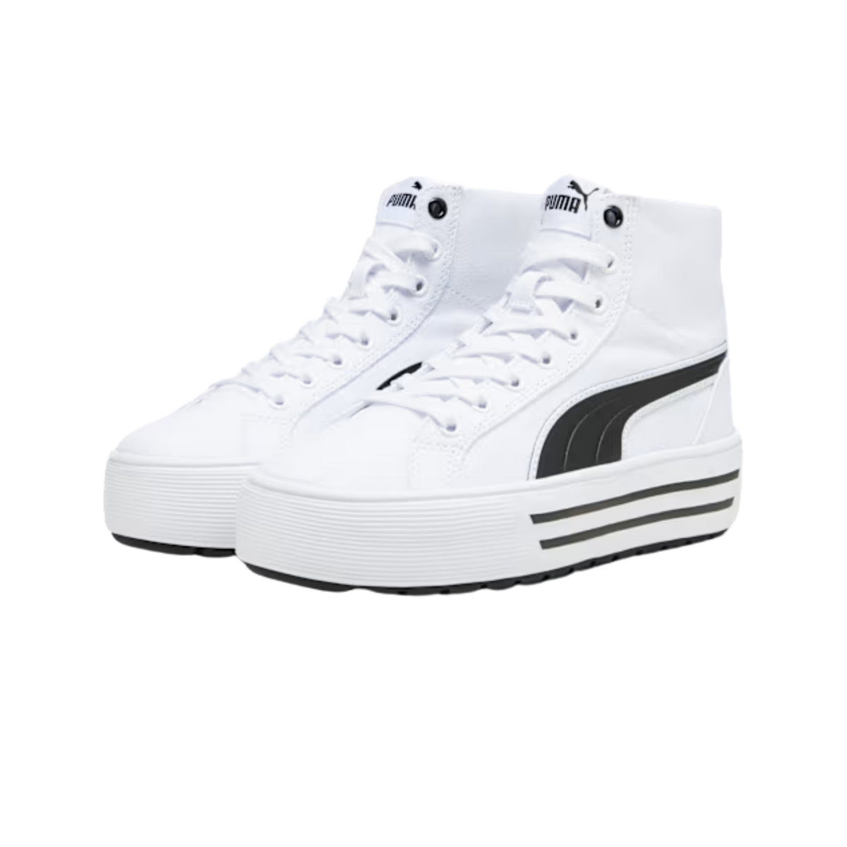 Puma Women Kaia 2.0 Mid Top Sneakers - White Black