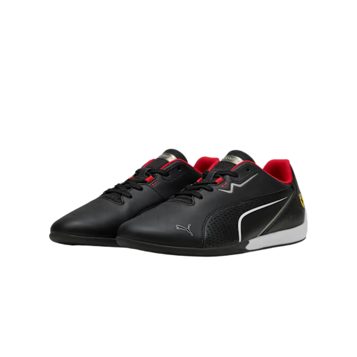 Puma Men Scuderia Ferrari Drift Cat 11 Sneakers - Black Rosso Corsa