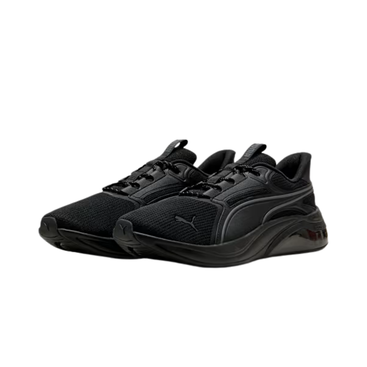 Puma Women Cell Thrill Dash Sneakers - Black Cool Dark Gray