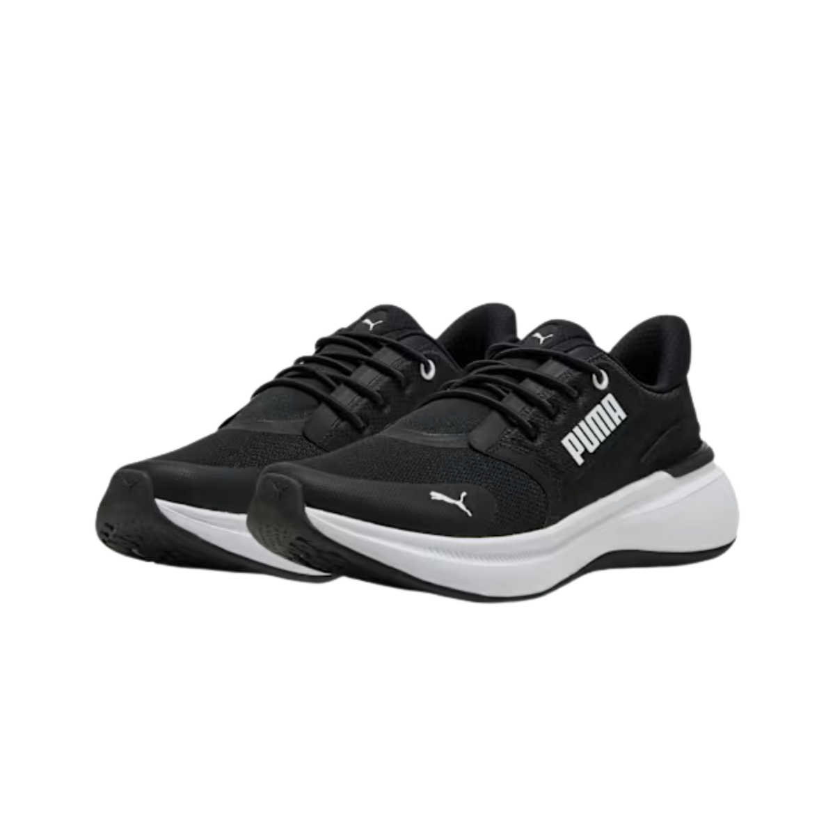 Puma Men Softride Exo Shift Sneakers - Black White