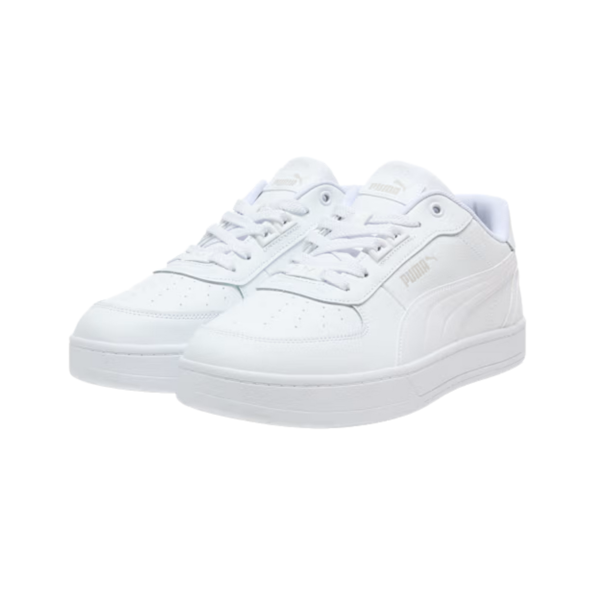 Puma Men Caven 2.0 Lux Sneakers - White Cool Light Gray