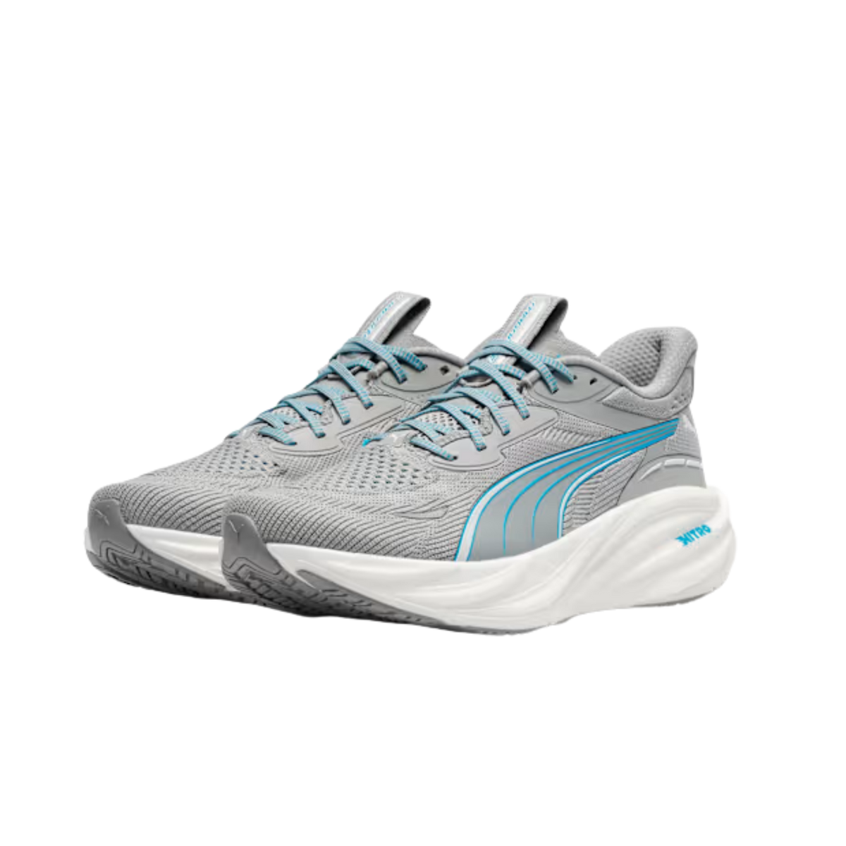 Puma Men Magnify Nitro™ 3 - Gray Echo Speed Blue White