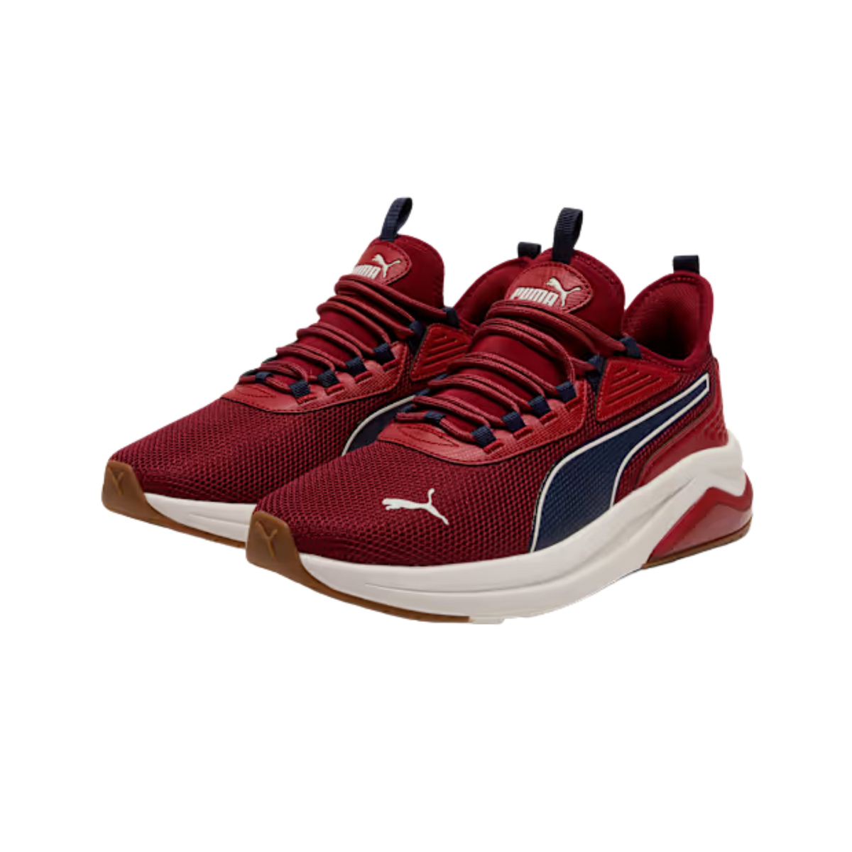 Puma Men Amplifier Sneakers - Team Regal Red Navy Warm White