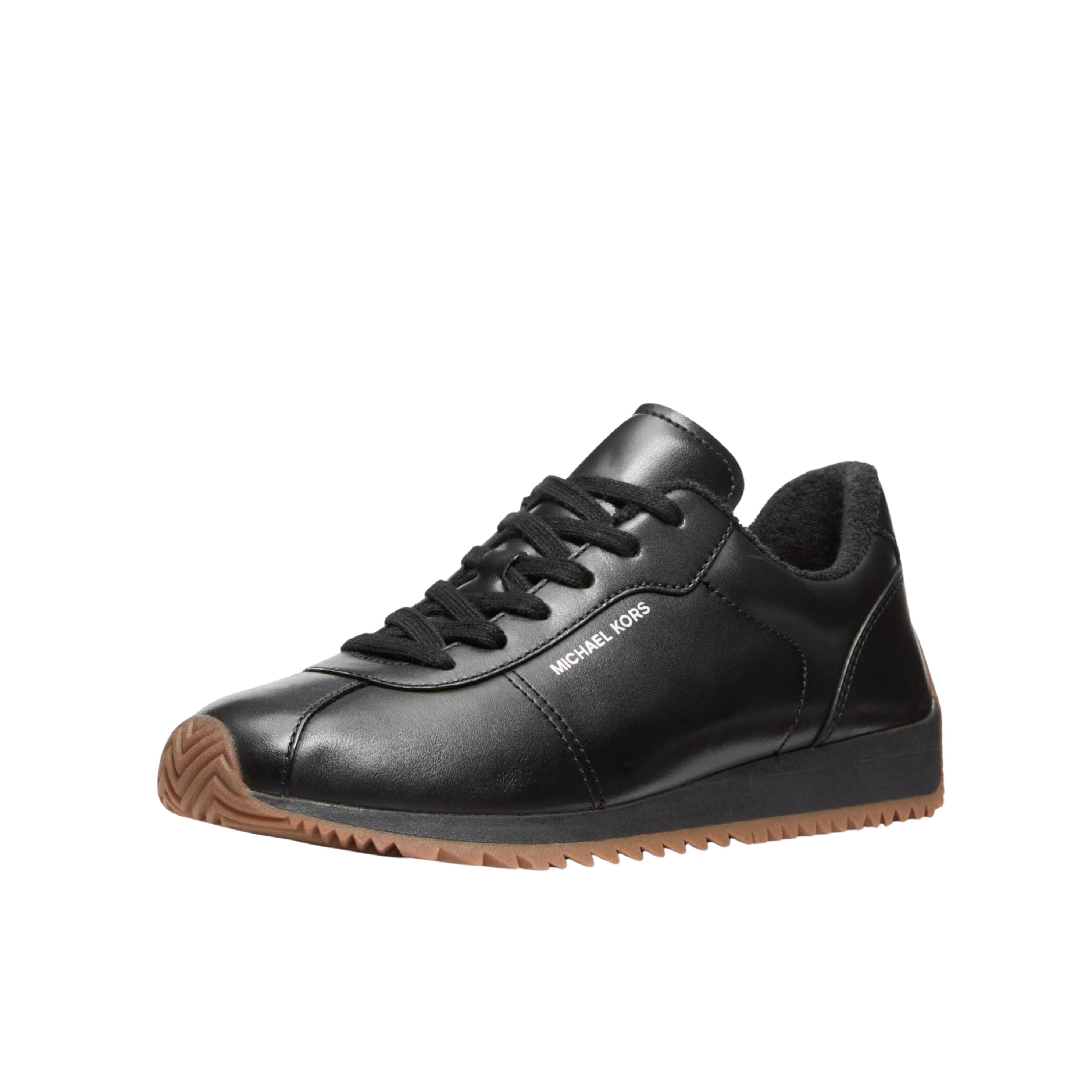 Michael Kors Women Rhodes Leather Trainer - Black