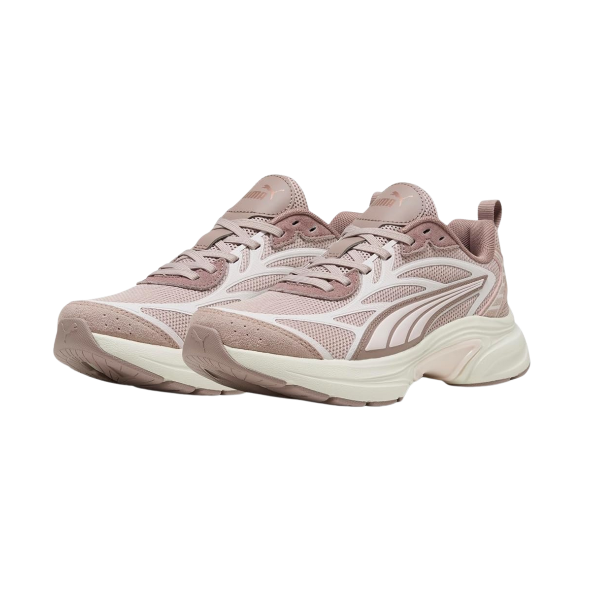 Puma Women Softride Escalate Sneakers - Rose Latte Jasmine Flower Sandstone Warm White