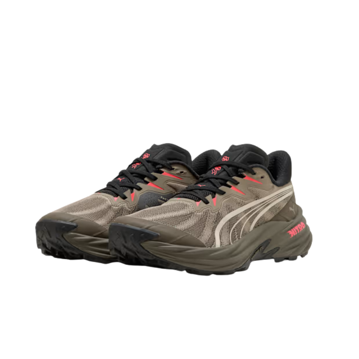 Puma Men Fast Trac Nitro™ 4 - Matte Bronze Mouse Gray Ultra Red