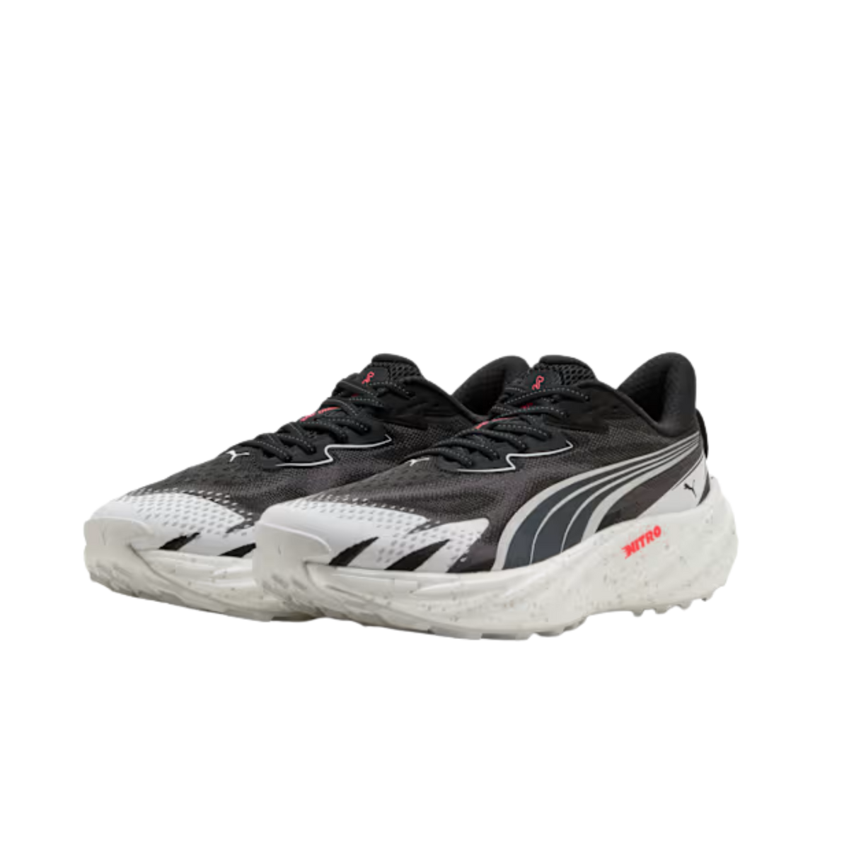 Puma Men Velocity Nitro™ Trail - Black Feather Gray Ultra Red