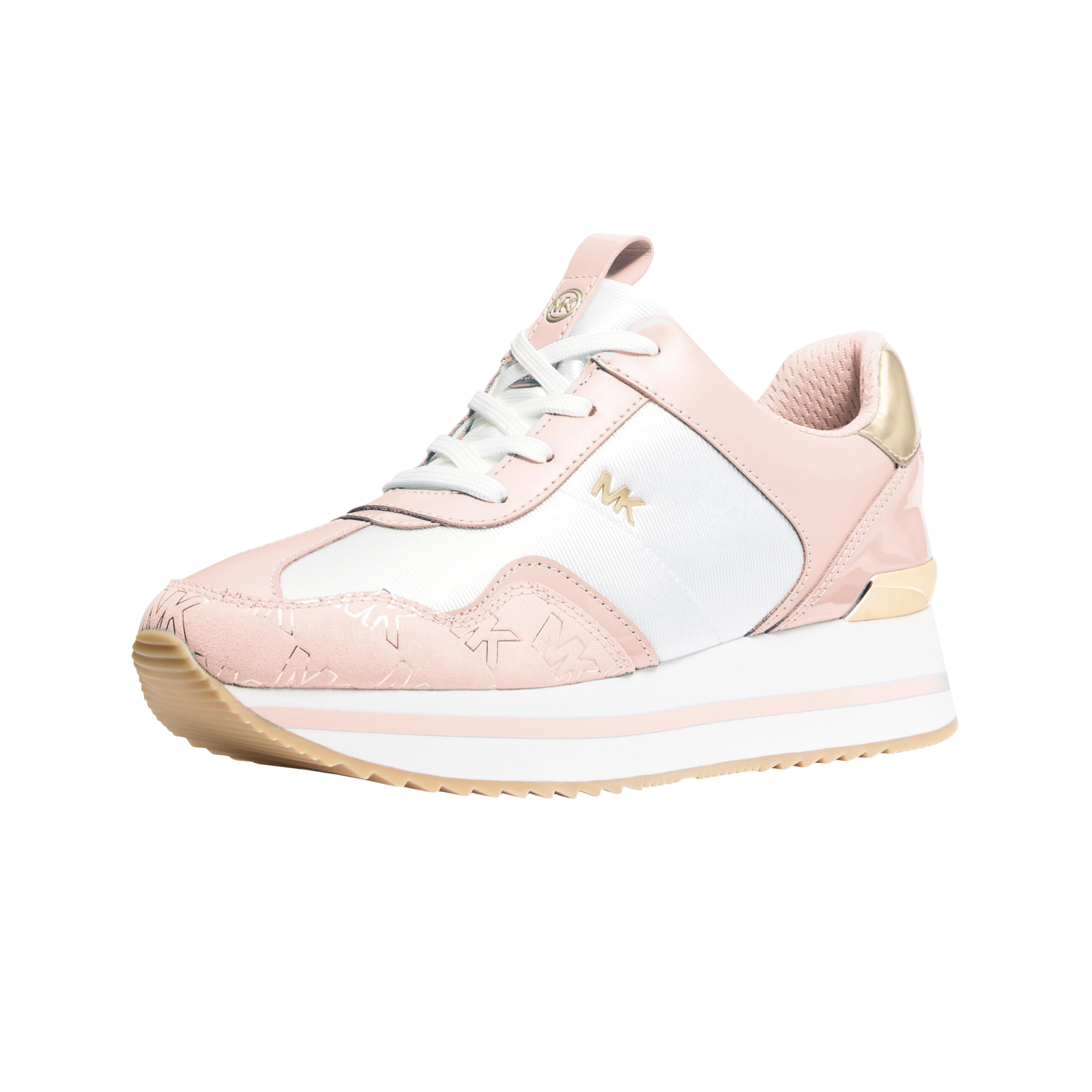 Michael Kors Women Raina Signature Logo Trainer - Soft Pink