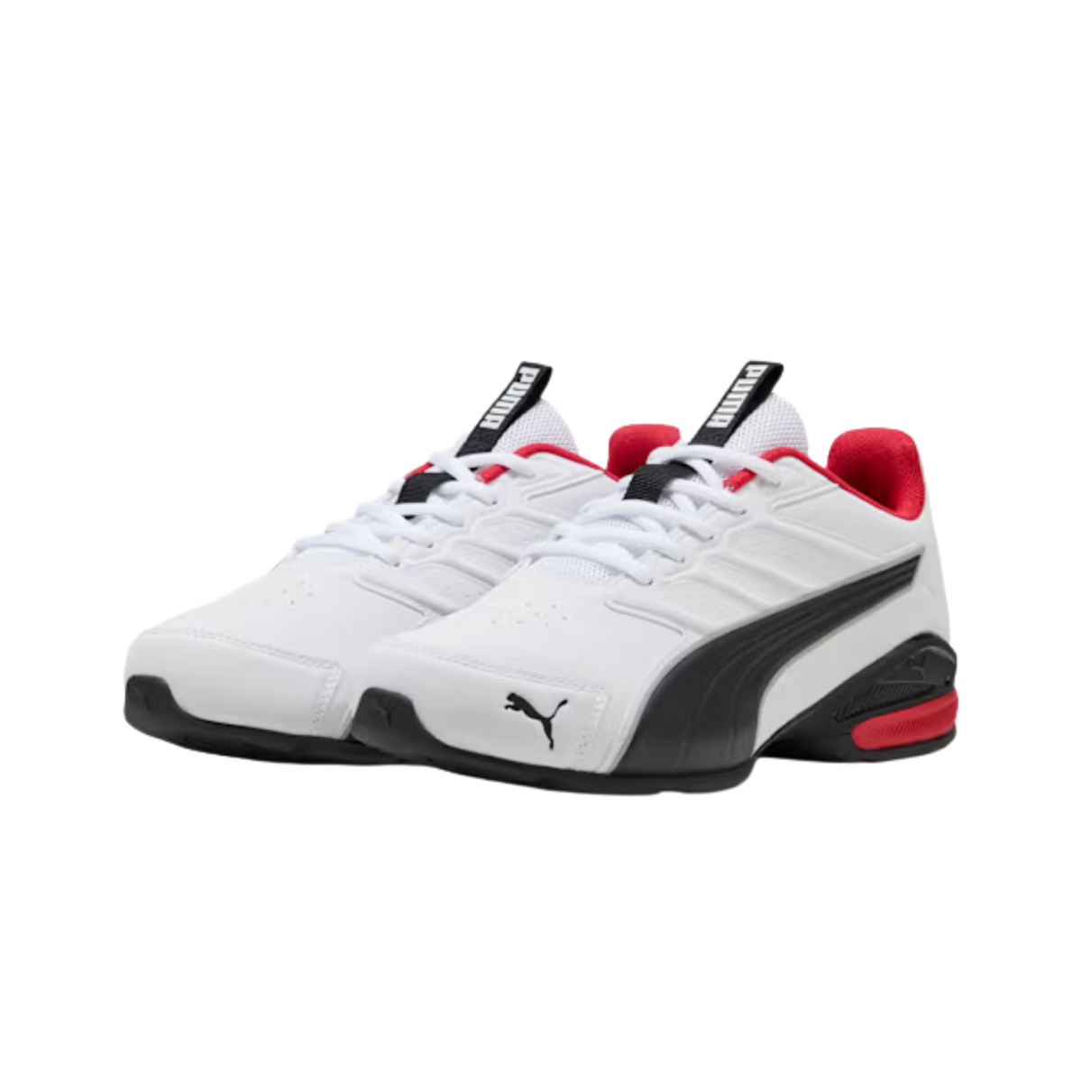 Puma Men Electro SL Sneakers - White Black For All Time Red