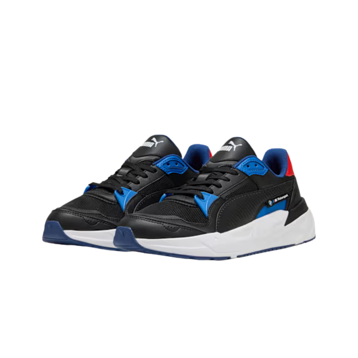 Puma Men BMW M Motorsport Trinity 2 Sneakers - Black Pro Blue Pop Red