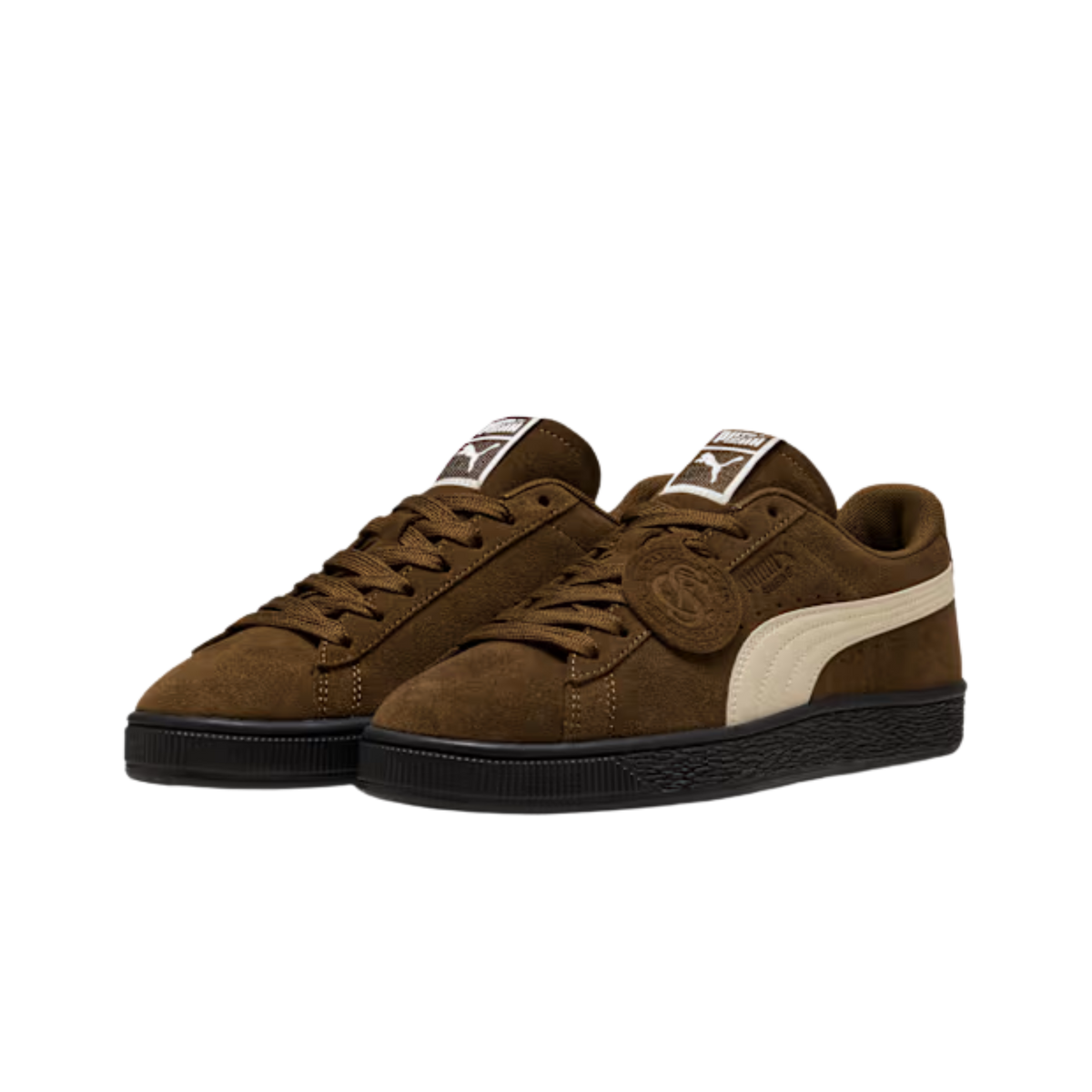 Puma Men Suede Charles F Stead Sneakers - Aged Copper Alpine Snow
