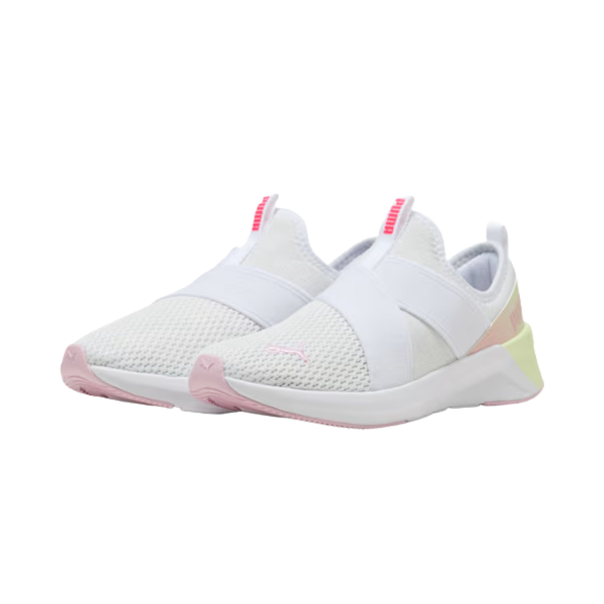 Puma Women Softride Harli Sneakers - White Apple Spritz Pearl Pink Pure Pink