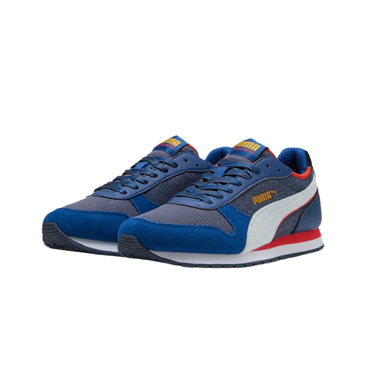 Puma Men ST Miler Retro Sneakers - Navy White Clyde Royal Fierce Red