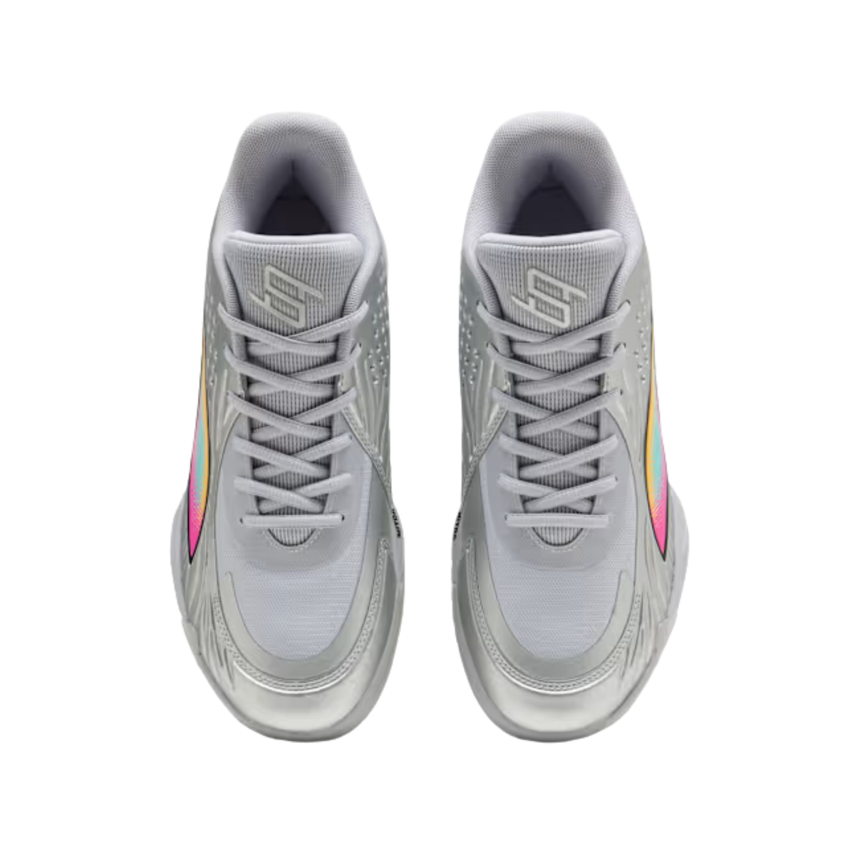Puma Women Stewie 5 Luminous Basketball Shoes - Silver Poison Pink