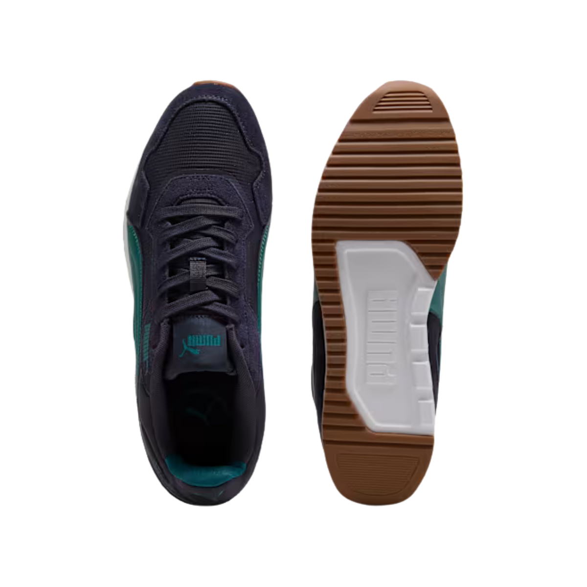 Puma Men Softride ST Miler Sneakers - New Navy Emerald Ice
