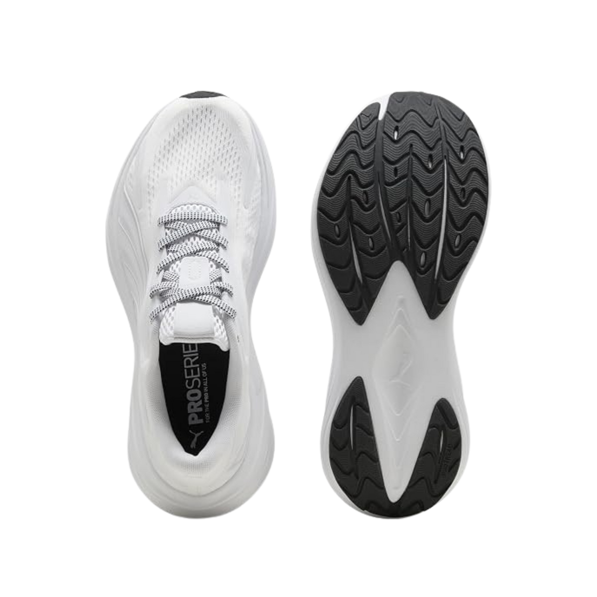 Puma Women Maxima Pro Running Shoes - White Feather Gray Black