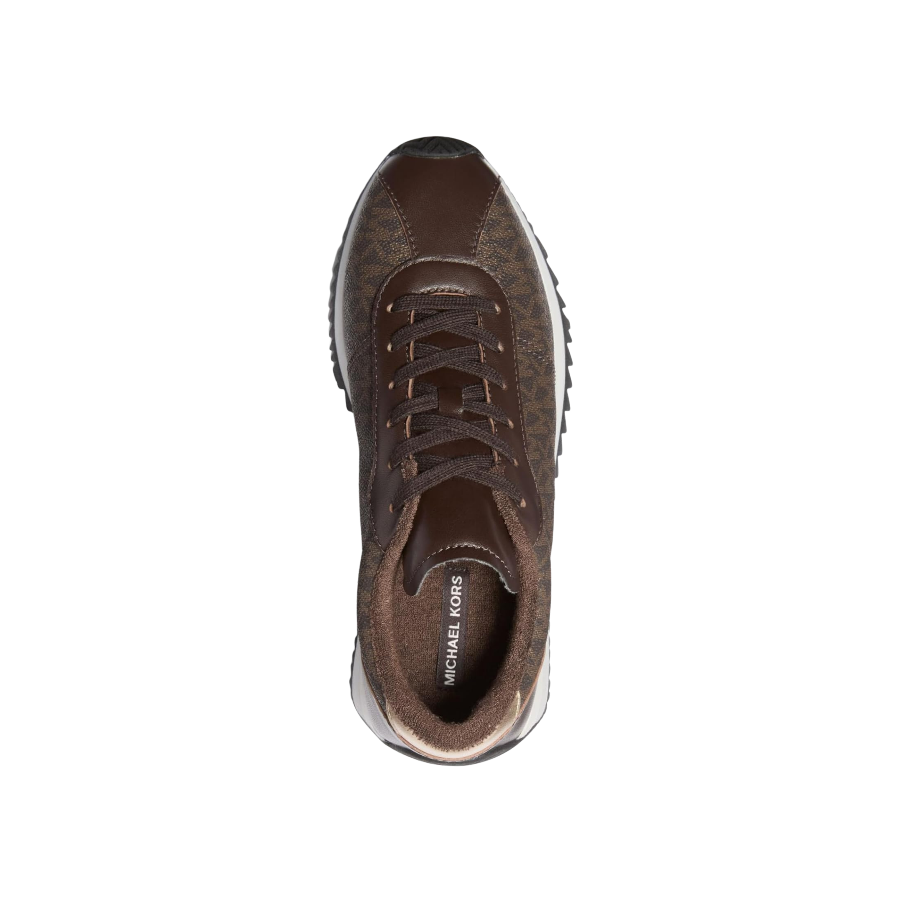 Michael Kors Women Rhodes Signature Logo Trainer - Brown