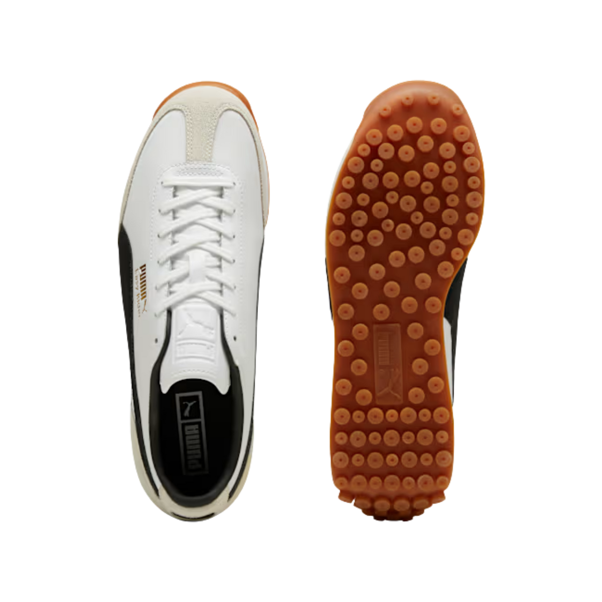 Puma Men Easy Rider Mix Sneakers - White Black