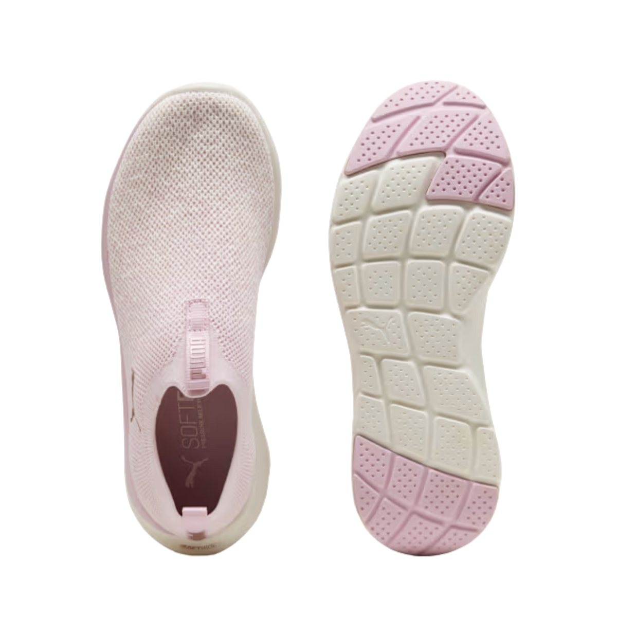 Puma Women Softride Remi Slip On Knit - Rose Mauve Warm White Rose Gold