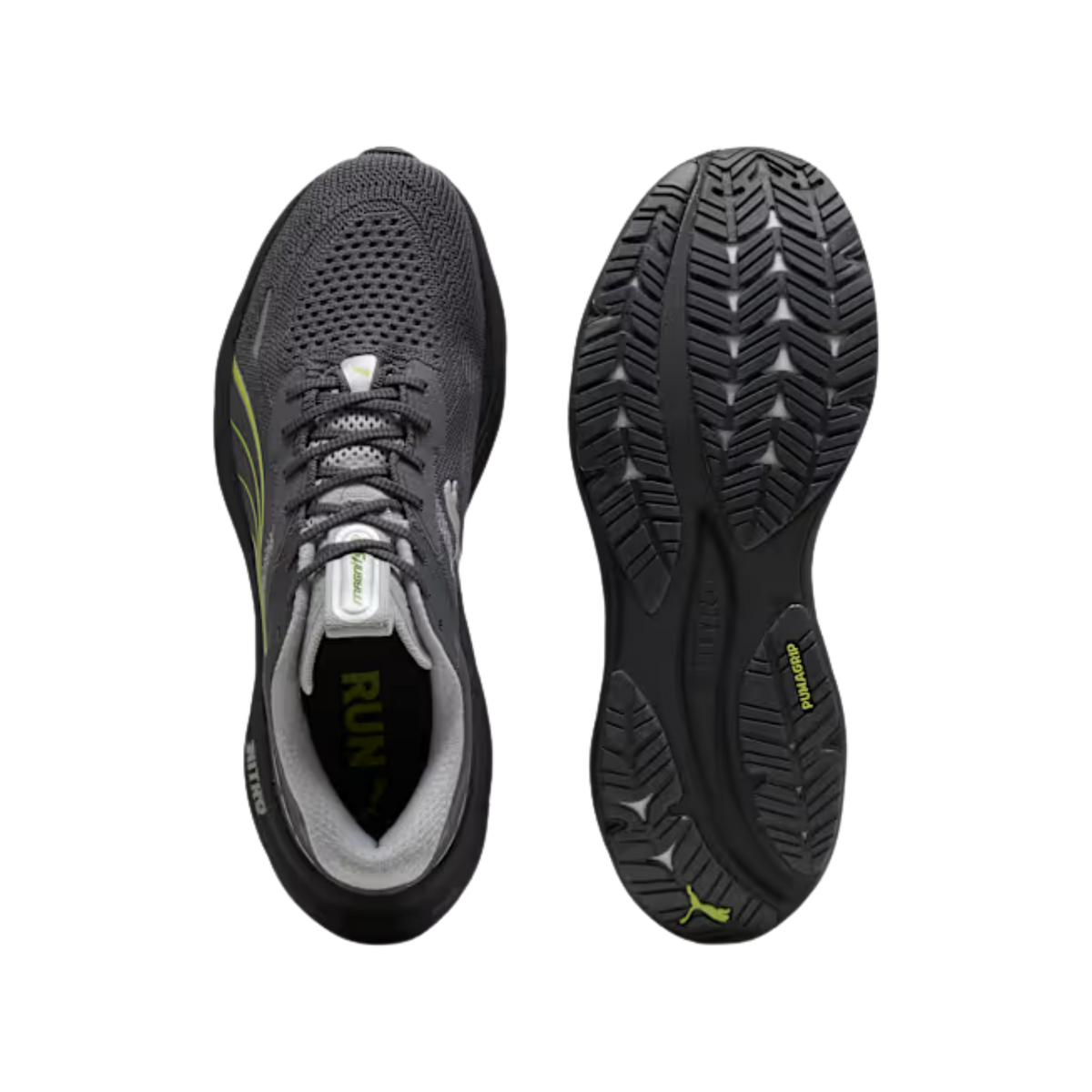 Puma Men Magnify Nitro™ 3 - Moody Gray Sunny Lime