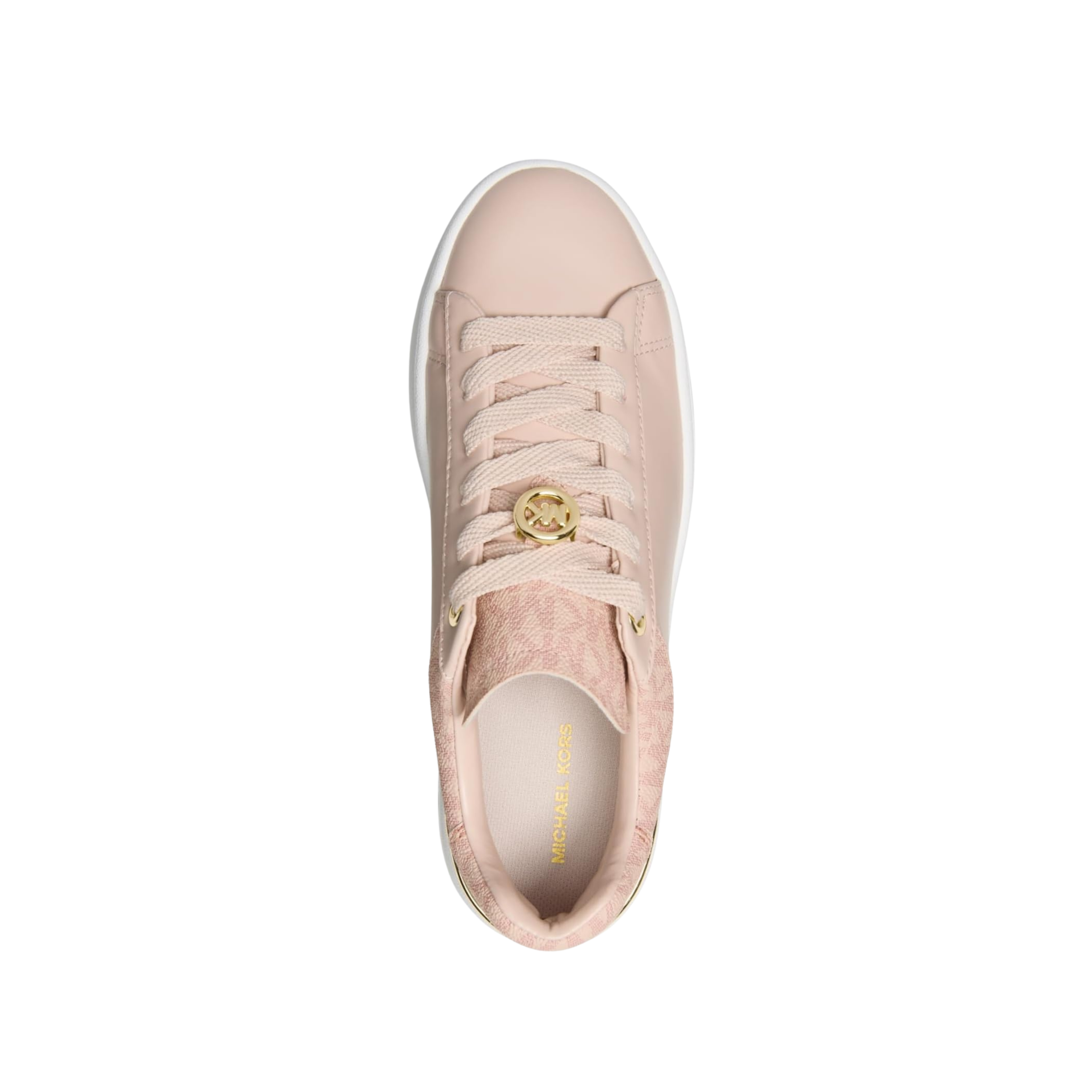Michael Kors Women Dottie Leather And Signature Logo Sneaker - Ballet