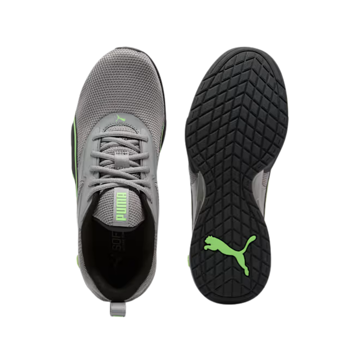 Puma Men Neutron Shoes - Stormy Slate Green Glare