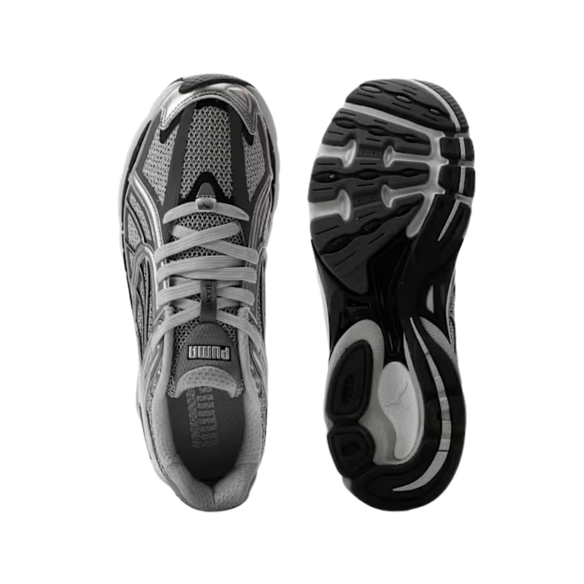 Puma Men SkyJet Prisco Sneakers - Silver Black Glacial Gray