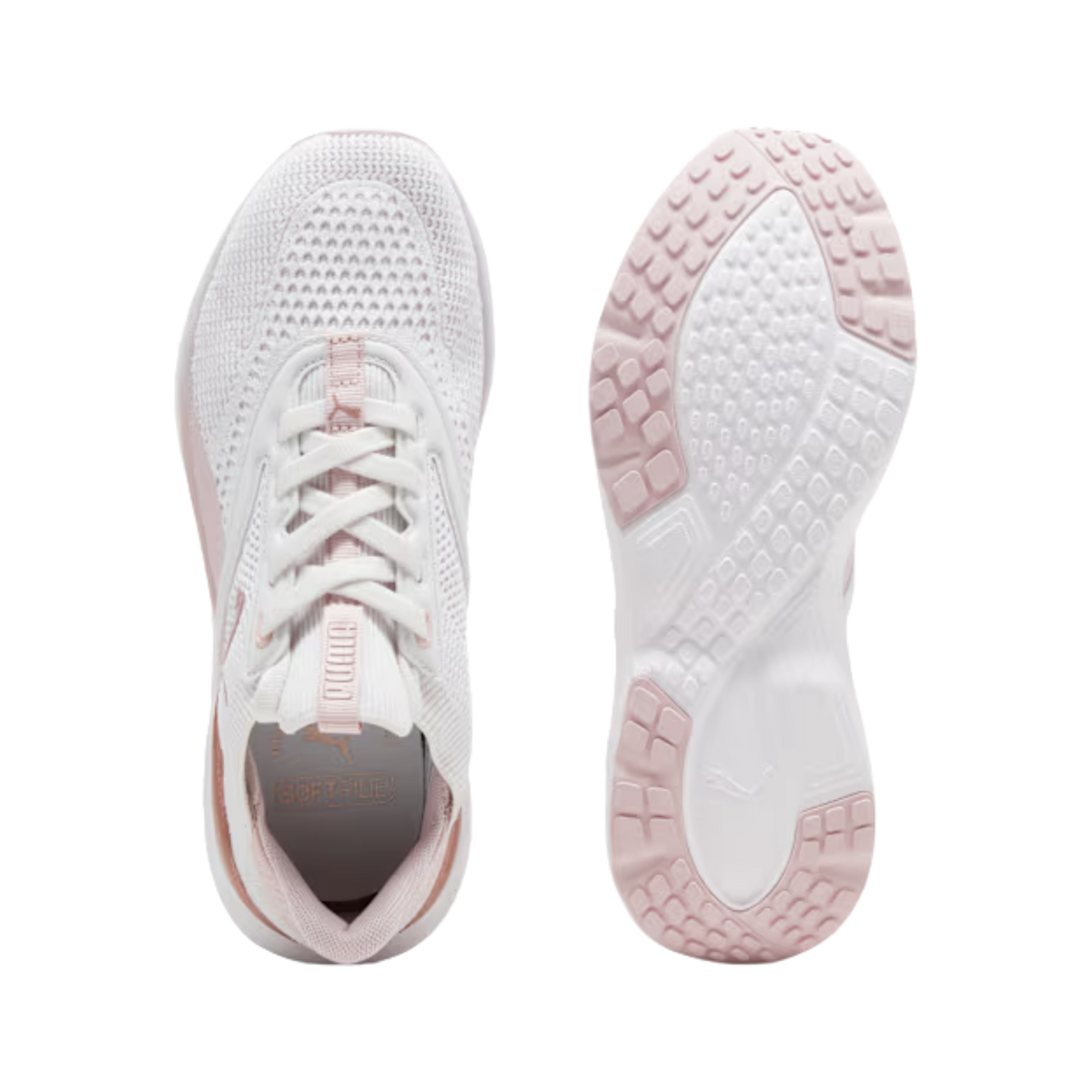 Puma Women Softride Mayve Sneakers - Feather Gray Mauve Mist Rose Gold