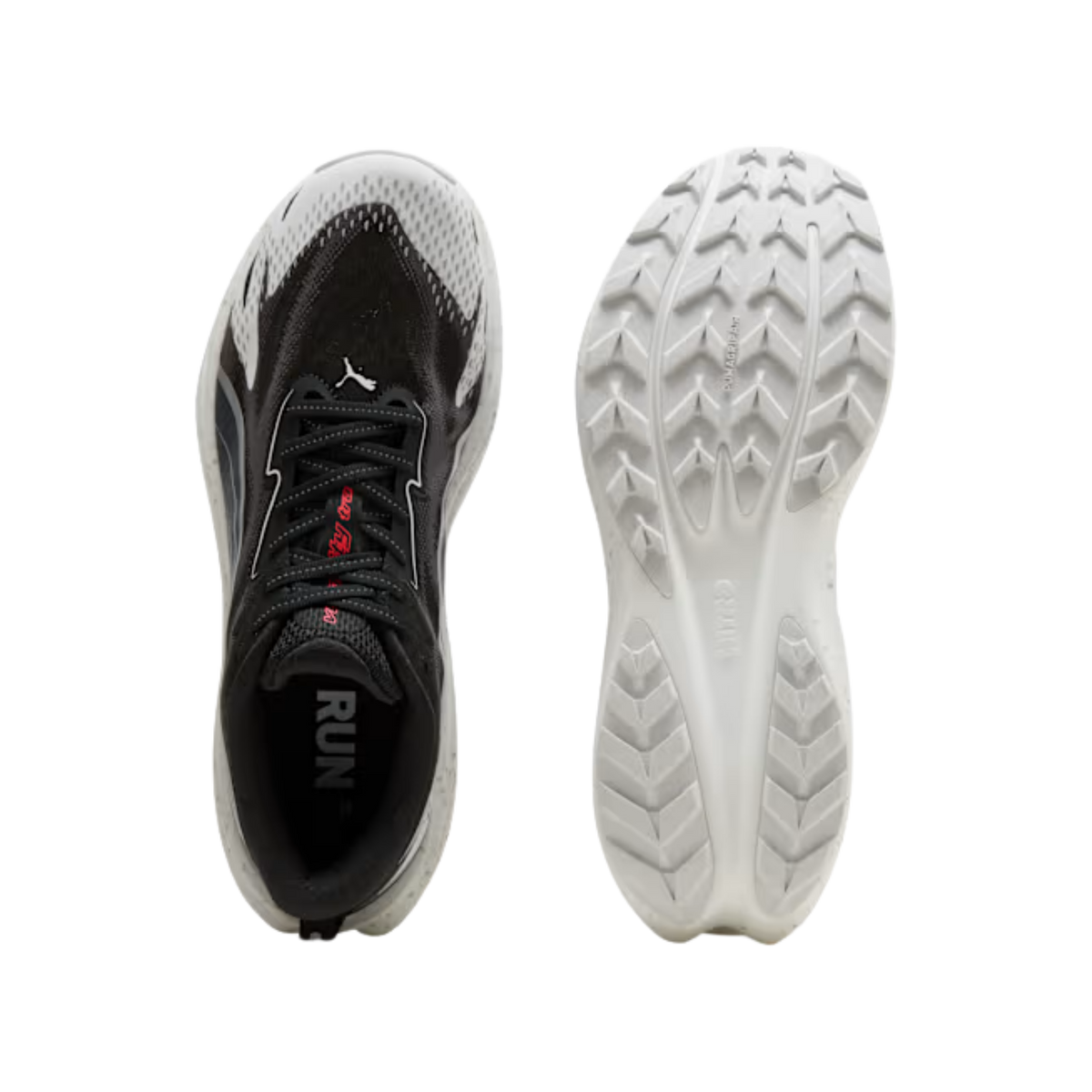 Puma Men Velocity Nitro™ Trail - Black Feather Gray Ultra Red