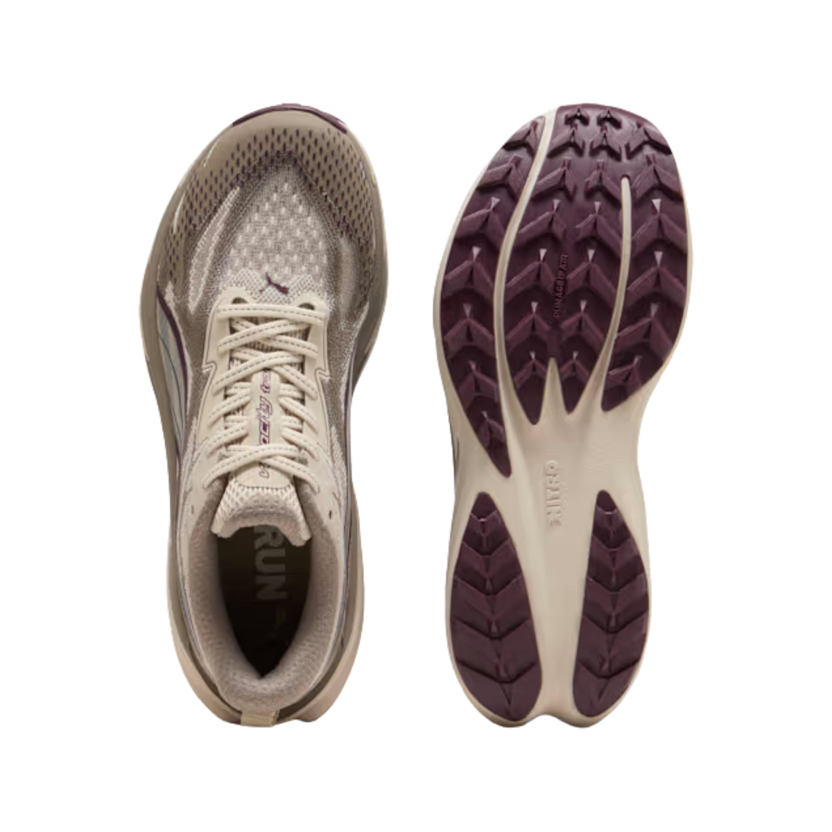 Puma Women Velocity Nitro™ Trail - Silver Fog Ruby Noir Mouse Gray
