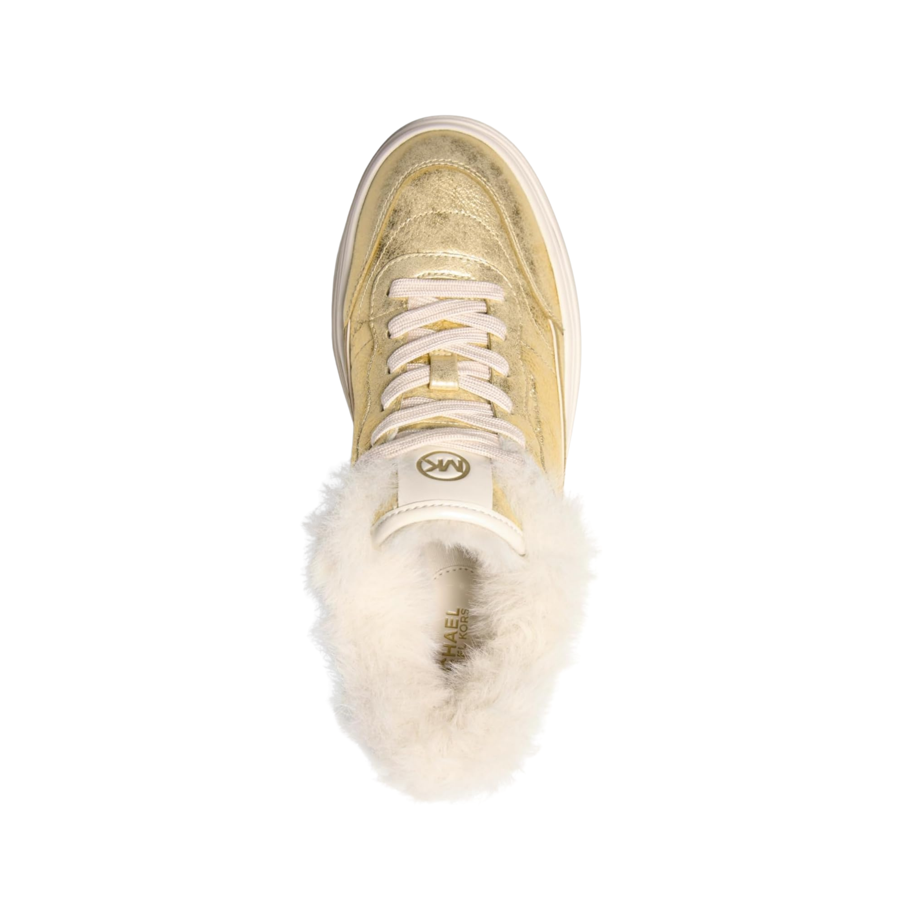 Michael Kors Women Hayes Lace Up Platform Sneaker - Gold