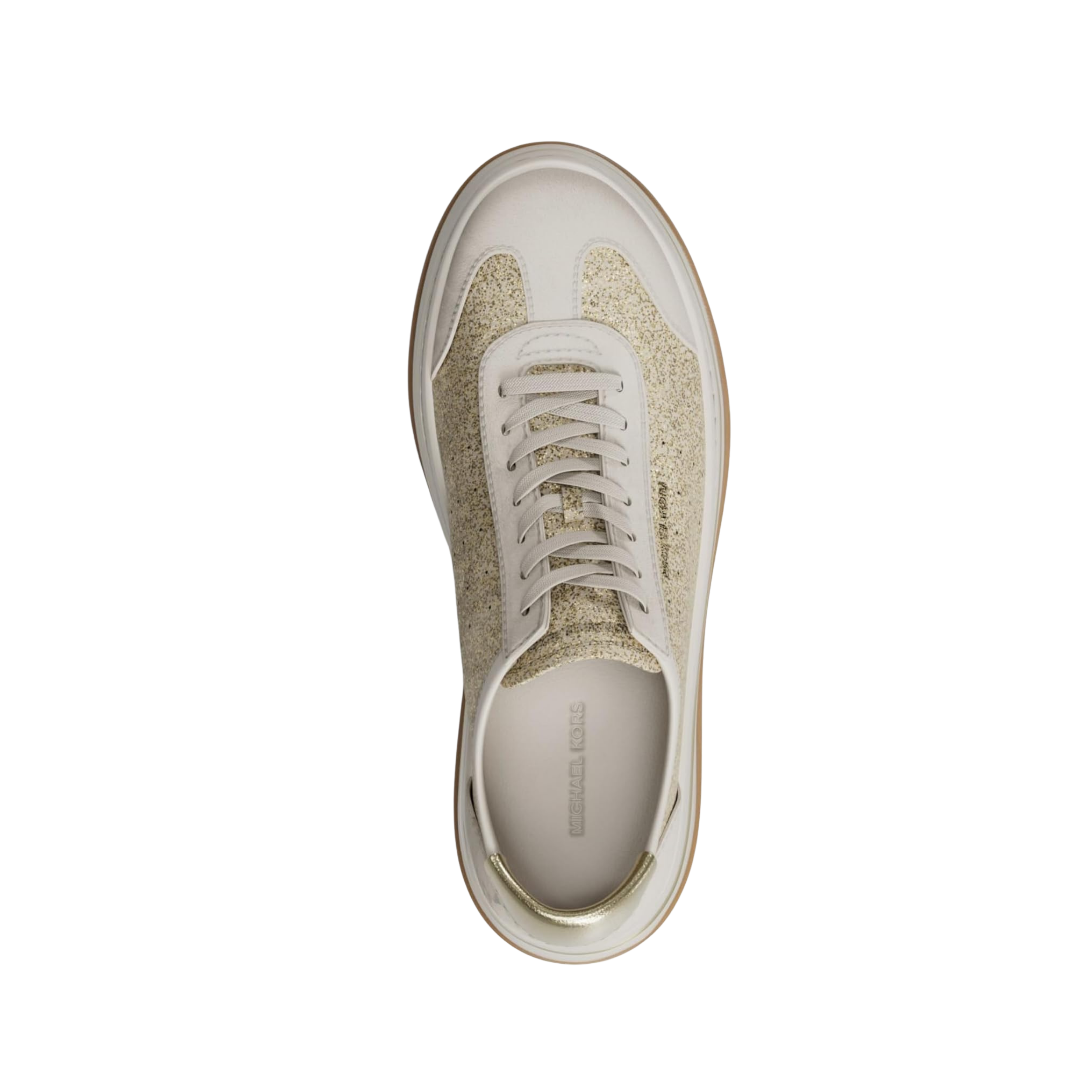 Michael Kors Women Hayes T Toe Platform Sneaker - Pale Gold