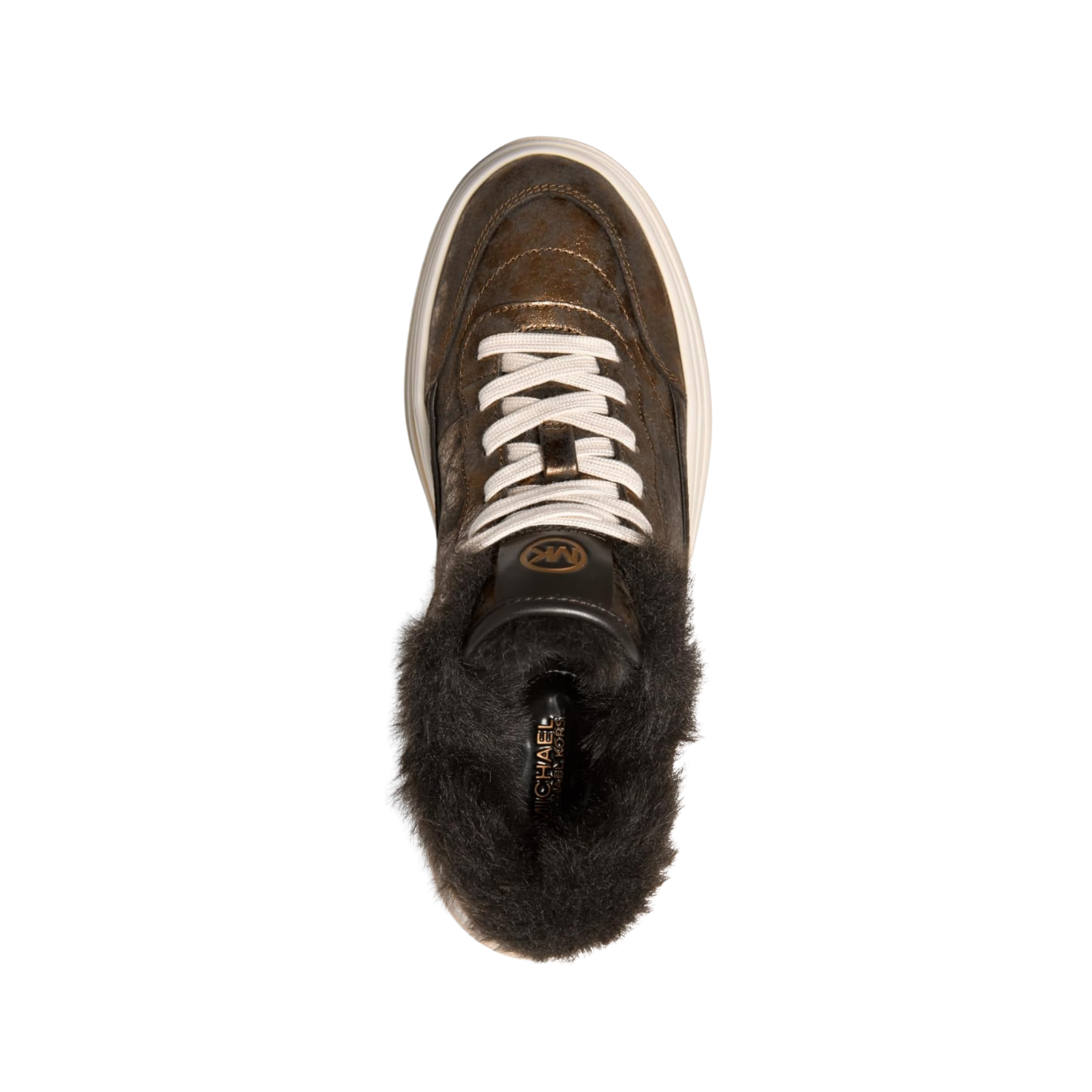 Michael Kors Women Hayes Lace Up Platform Sneaker - Bronze