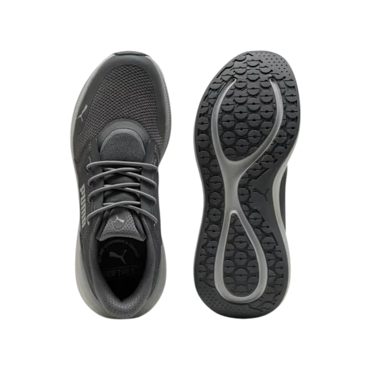 Puma Men Softride Exo Shift Sneakers - Dusky Gray Gray Echo
