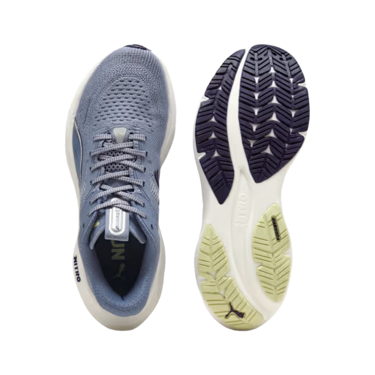Puma Women Magnify Nitro™ 3 - Gray Sky Deep Plum Vibrant Silver