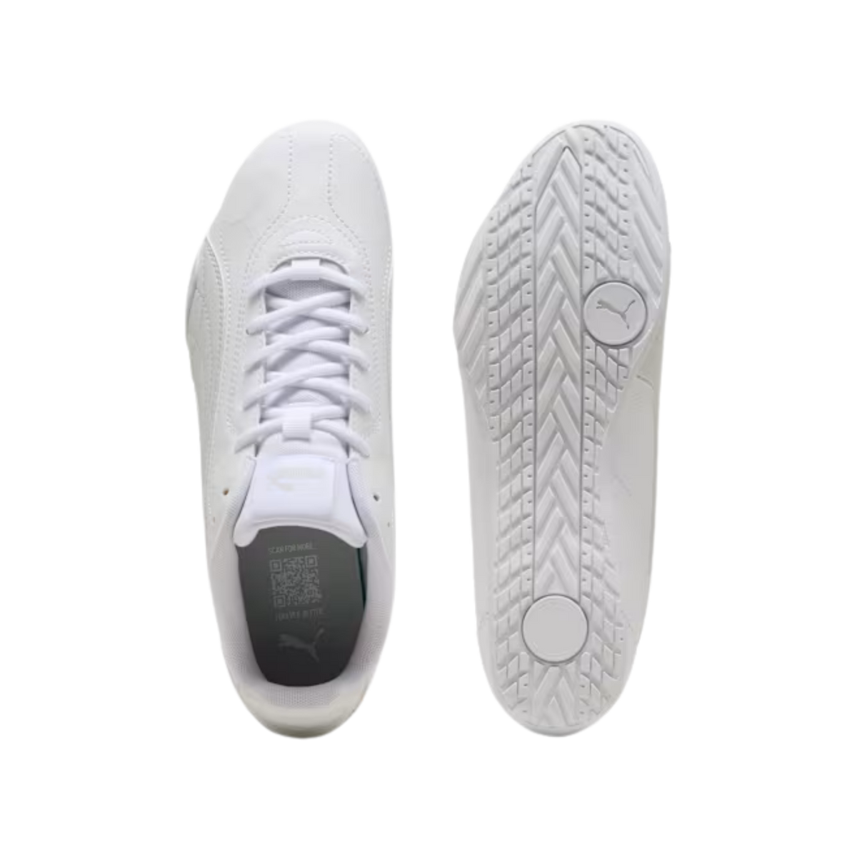 Puma Men Catch Sneakers - White Feather Gray