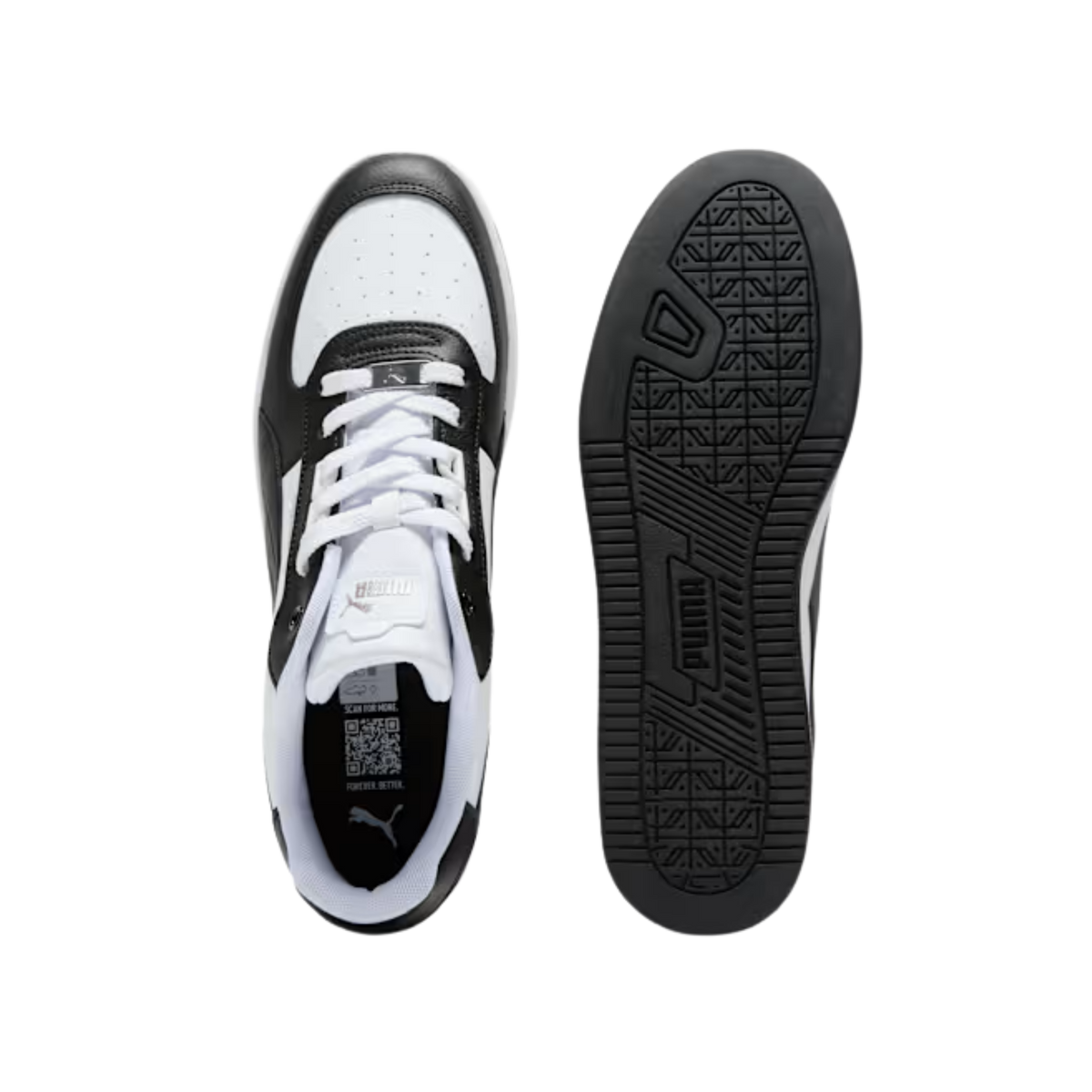 Puma Men Caven 2.0 Lux Sneakers - Black Silver White