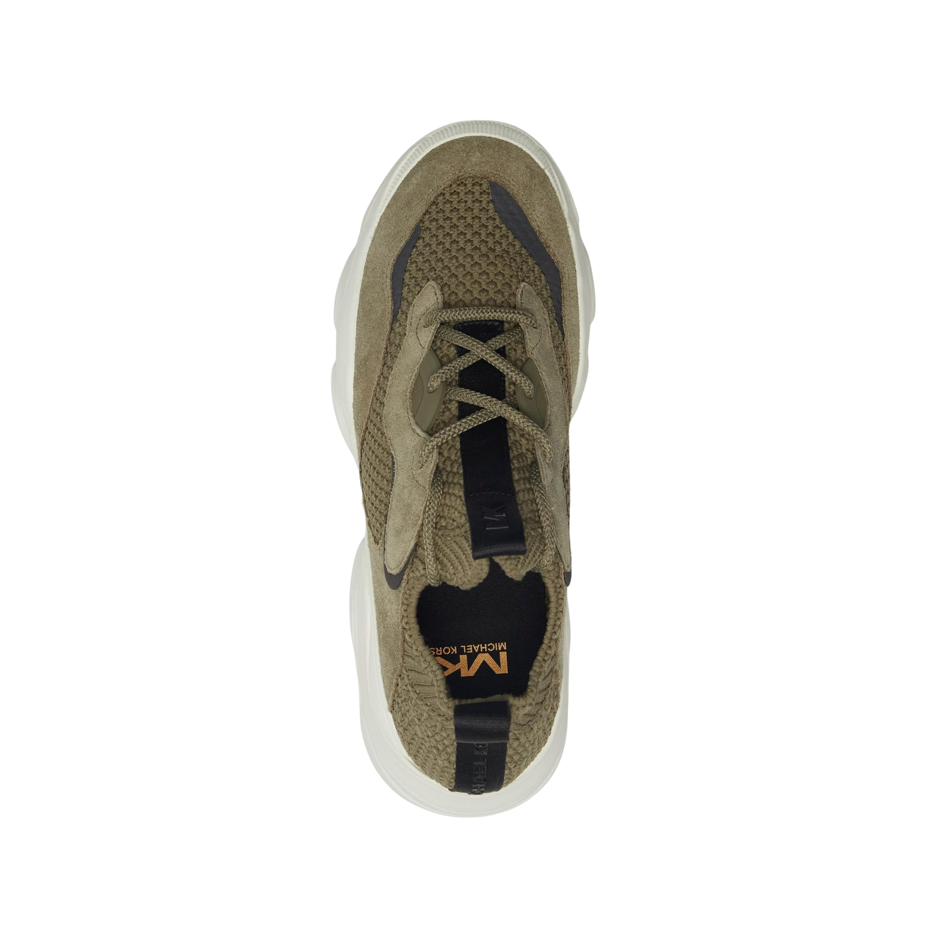 Michael Kors Men Atlas Knit Trainer Sneaker - Safari Green