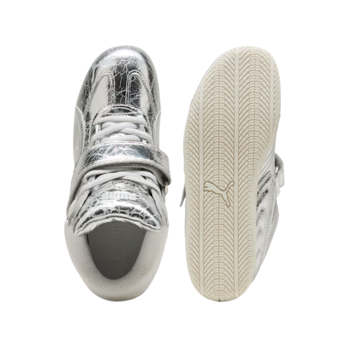 Puma Women Speedcat Wedge Luster Sneakers - Silver Vapor Gray