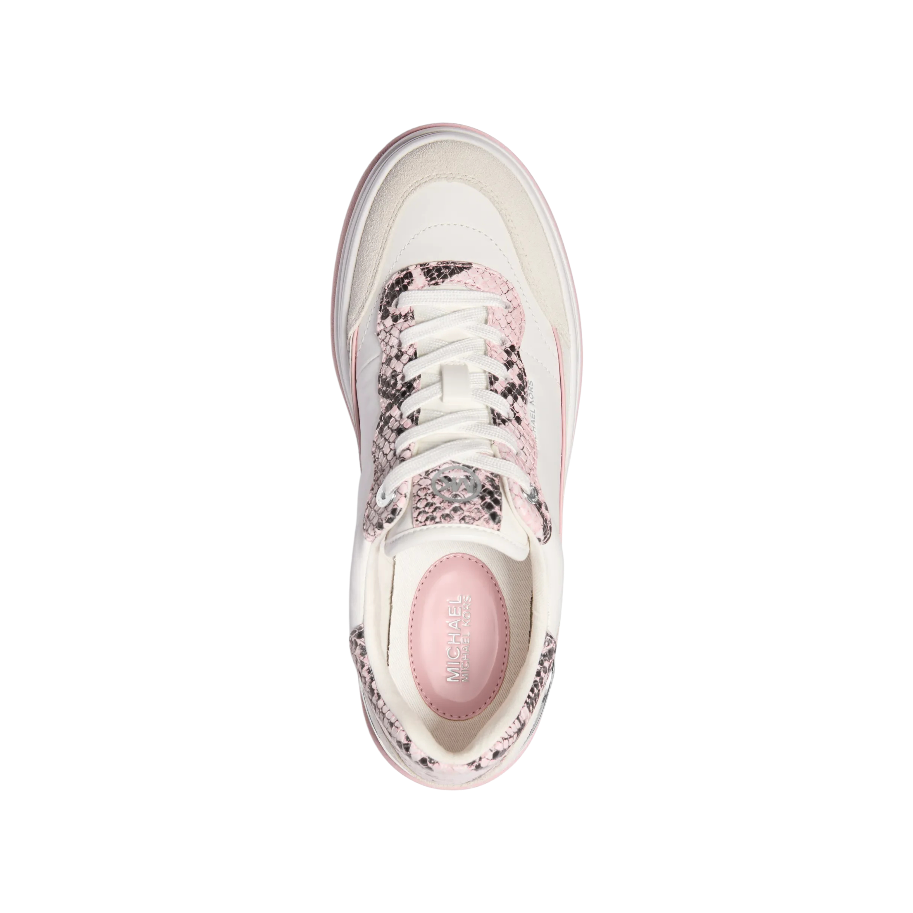 Michael Kors Women Hayes Lace Up Platform Sneaker - Smokey Rose