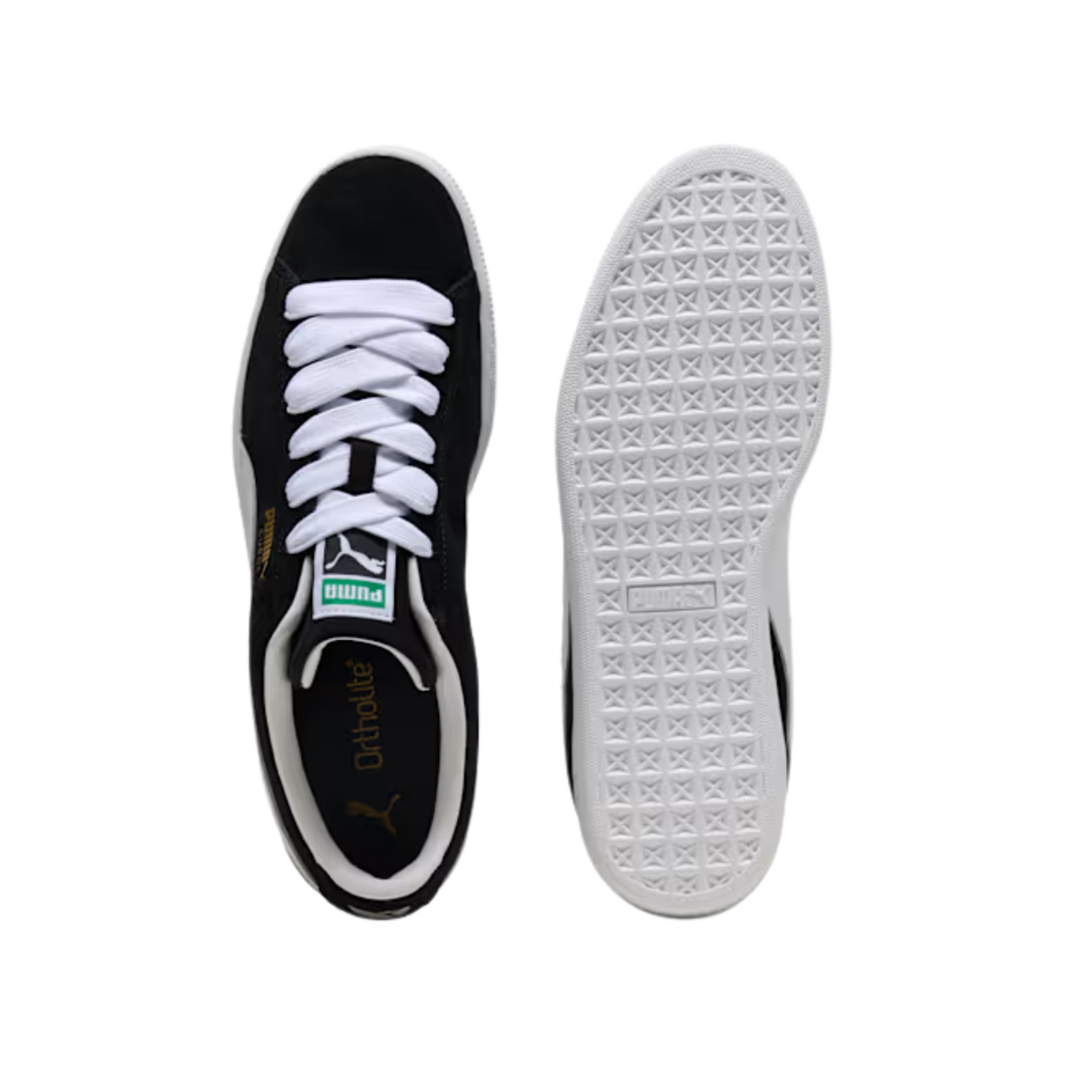 Puma Men Suede Classic Sneakers - Black White