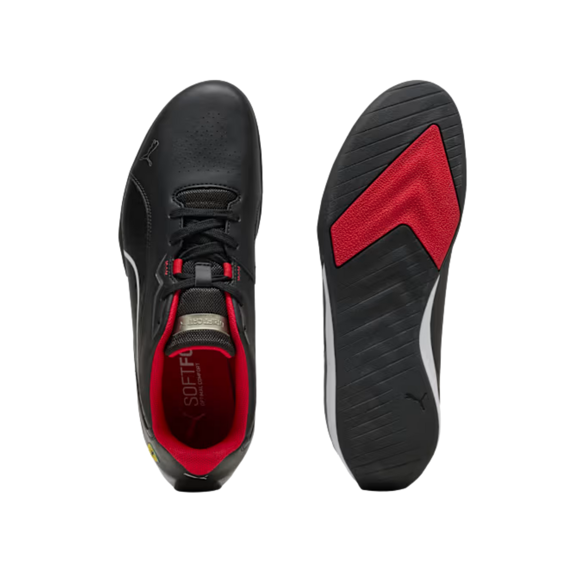 Puma Men Scuderia Ferrari Drift Cat 11 Sneakers - Black Rosso Corsa