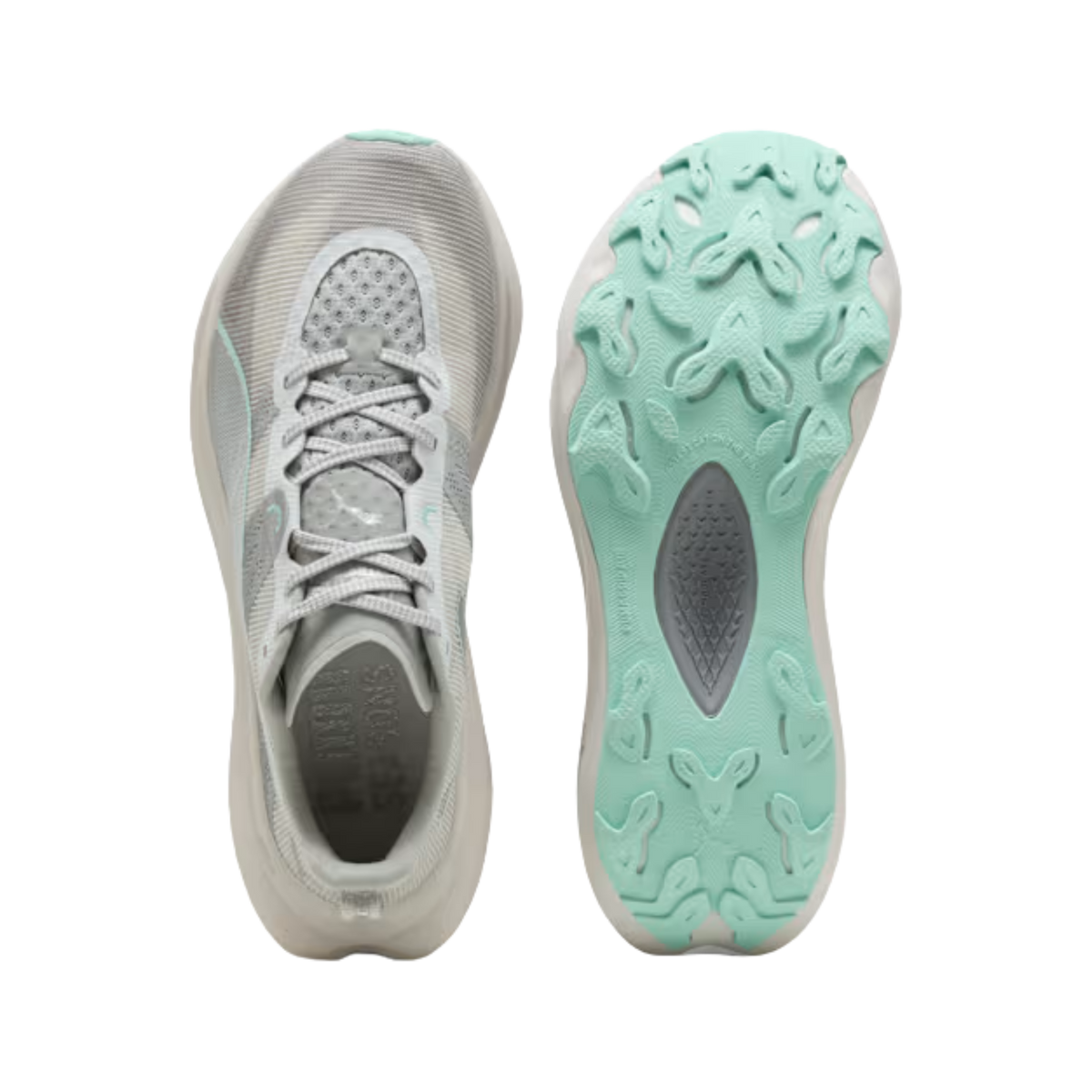 Puma Women Deviate NITRO™ Elite Trail - Feather Gray Mint Melt